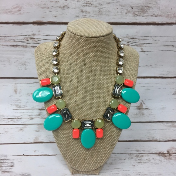 Rare HTF Vintage J Crew Statement Necklace - Picture 2 of 8